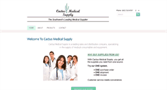 Desktop Screenshot of cactusmedical.com