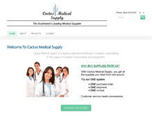 Tablet Screenshot of cactusmedical.com